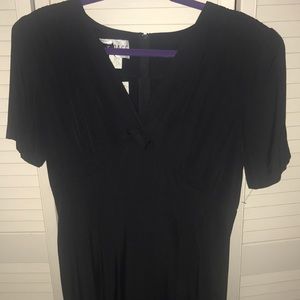 Rampage Vintage Style Black Dress NWT Size 12